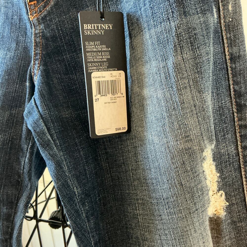 Size 27 - Guess Brittney Skinny Jeans - NWT - Picture 2 of 6